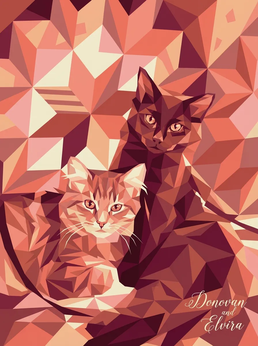 Artwork of Donovan and Elvira