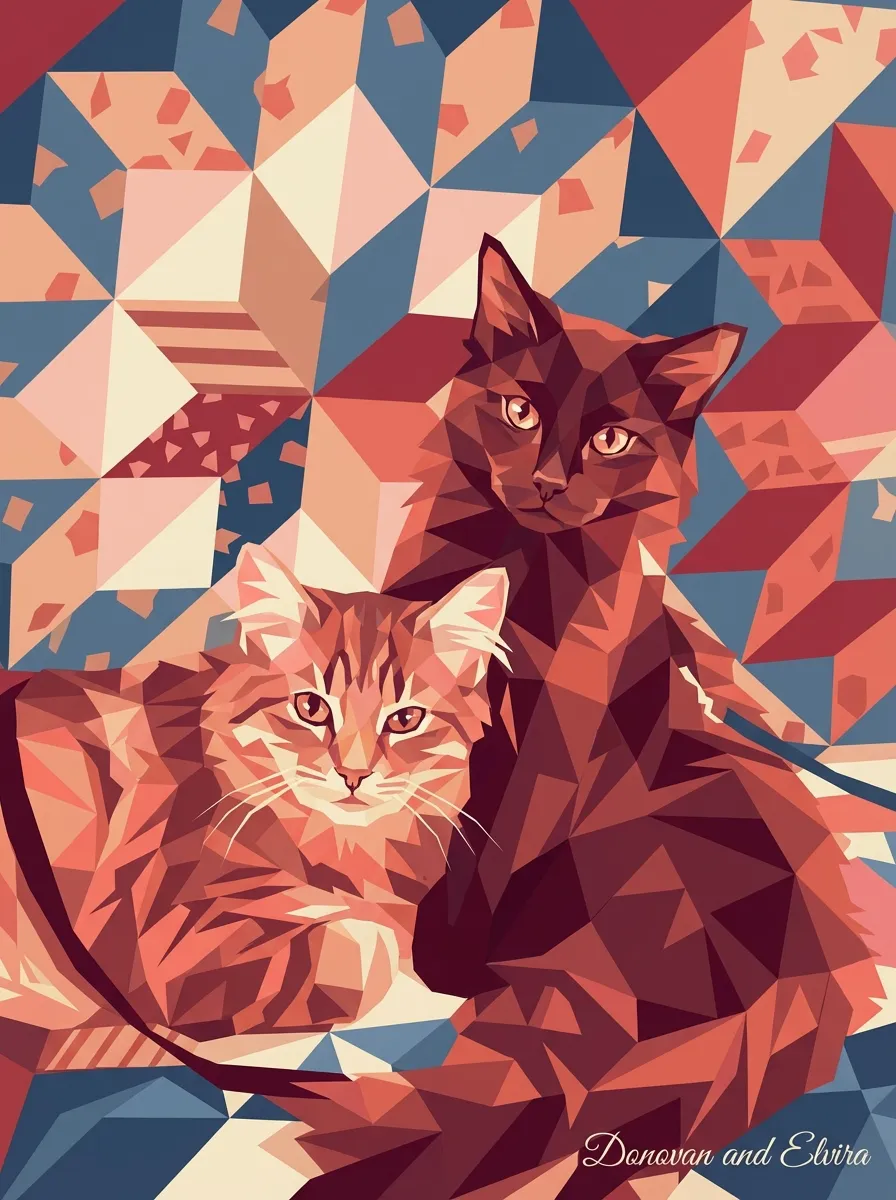 Artwork of Donovan and Elvira