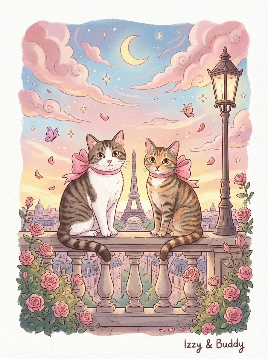 Artwork of Izzy & Buddy