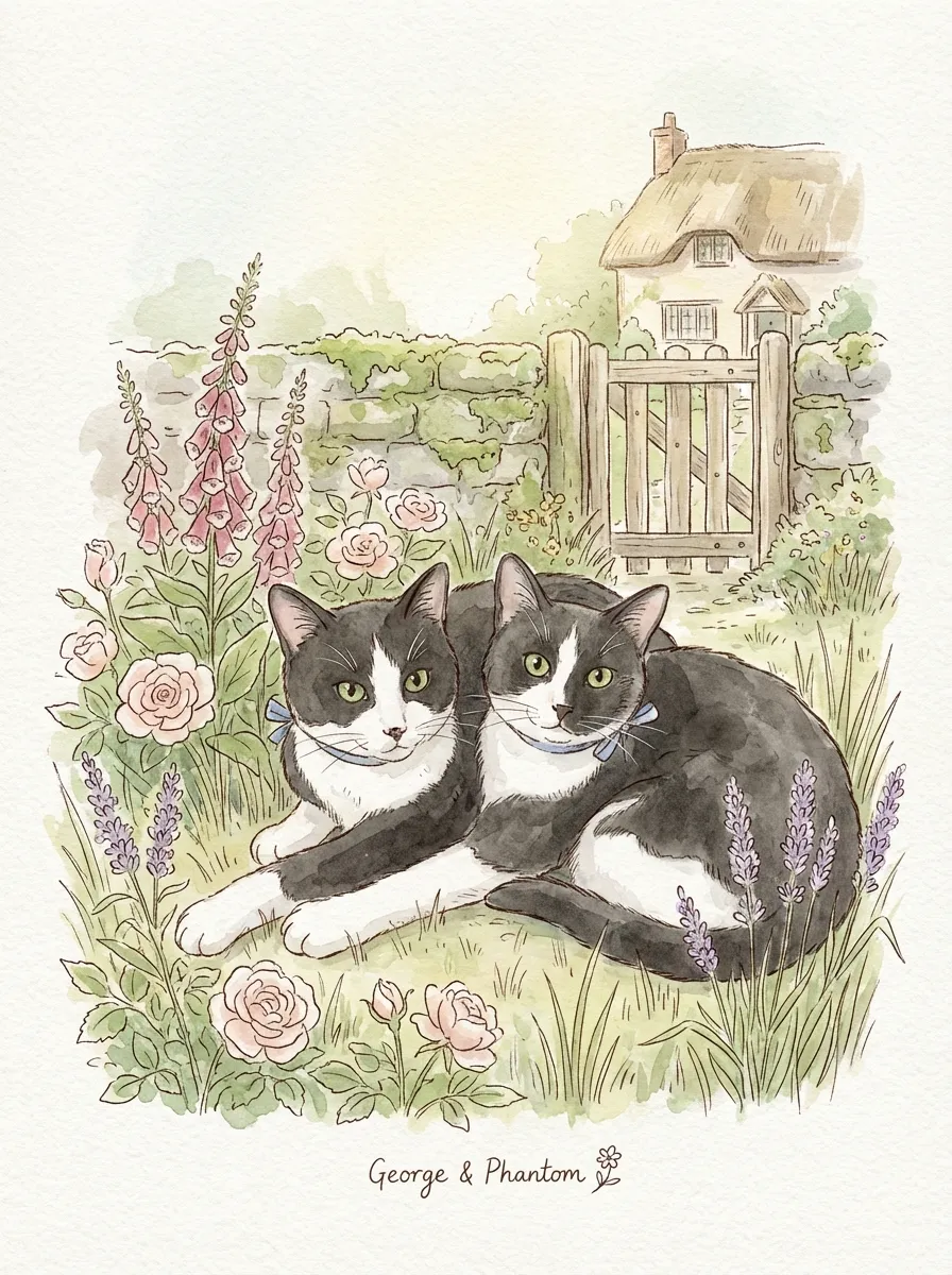 Artwork of George & Phantom