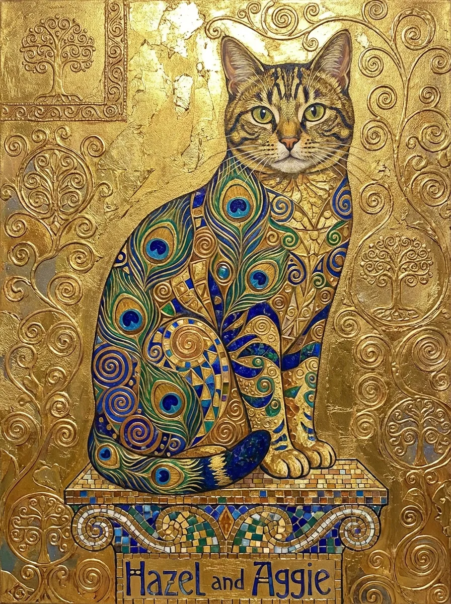 Artwork of Hazel and Aggie