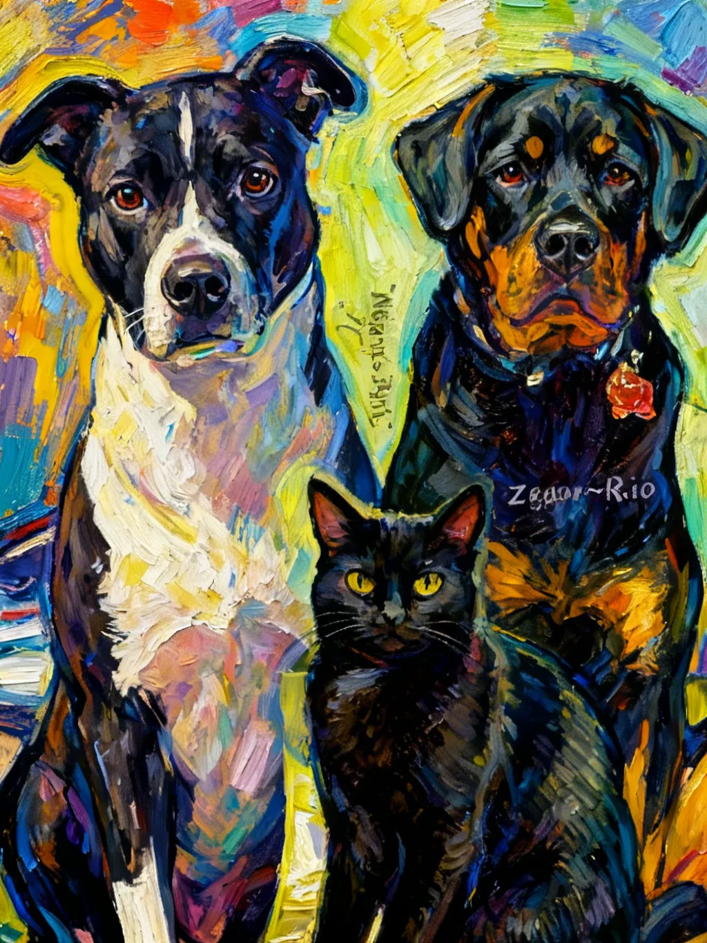 Artwork of Negan~Zeus~Rio