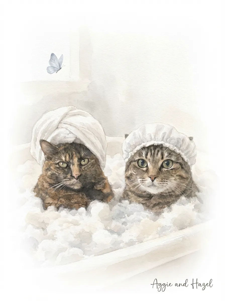 Artwork of Aggie and Hazel