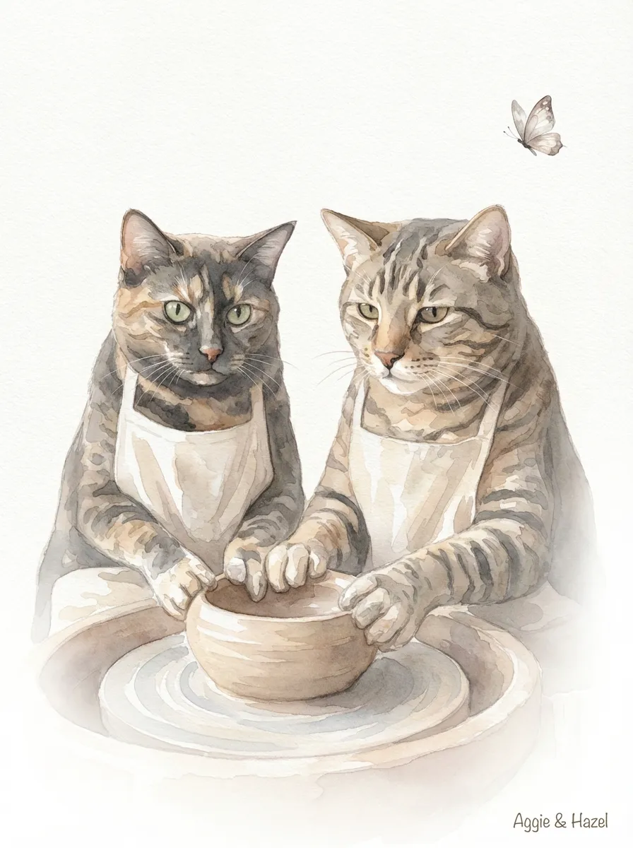 Artwork of Aggie and Hazel