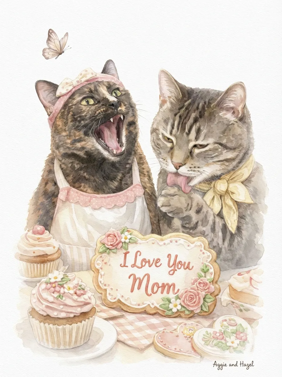 Artwork of Aggie and Hazel