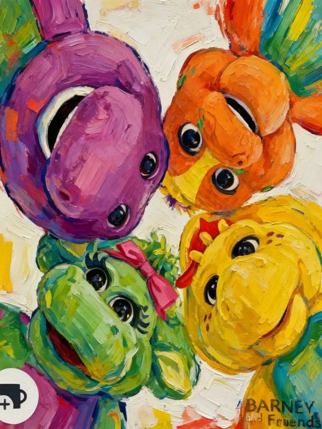 Artwork of BARNEY and Friends