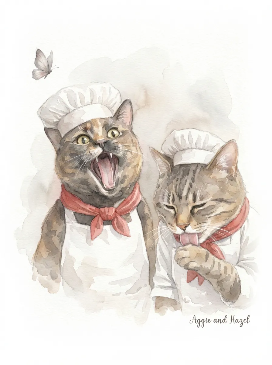 Artwork of Aggie and Hazel