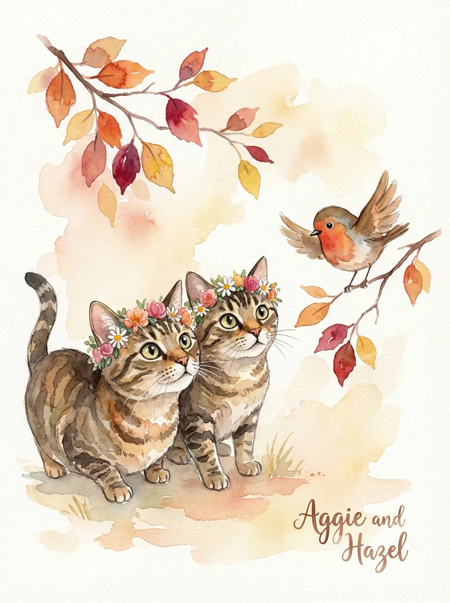 Artwork of Aggie and Hazel