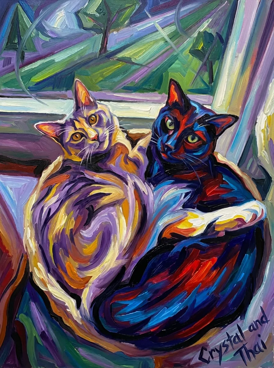 Artwork of Crystal and Thai