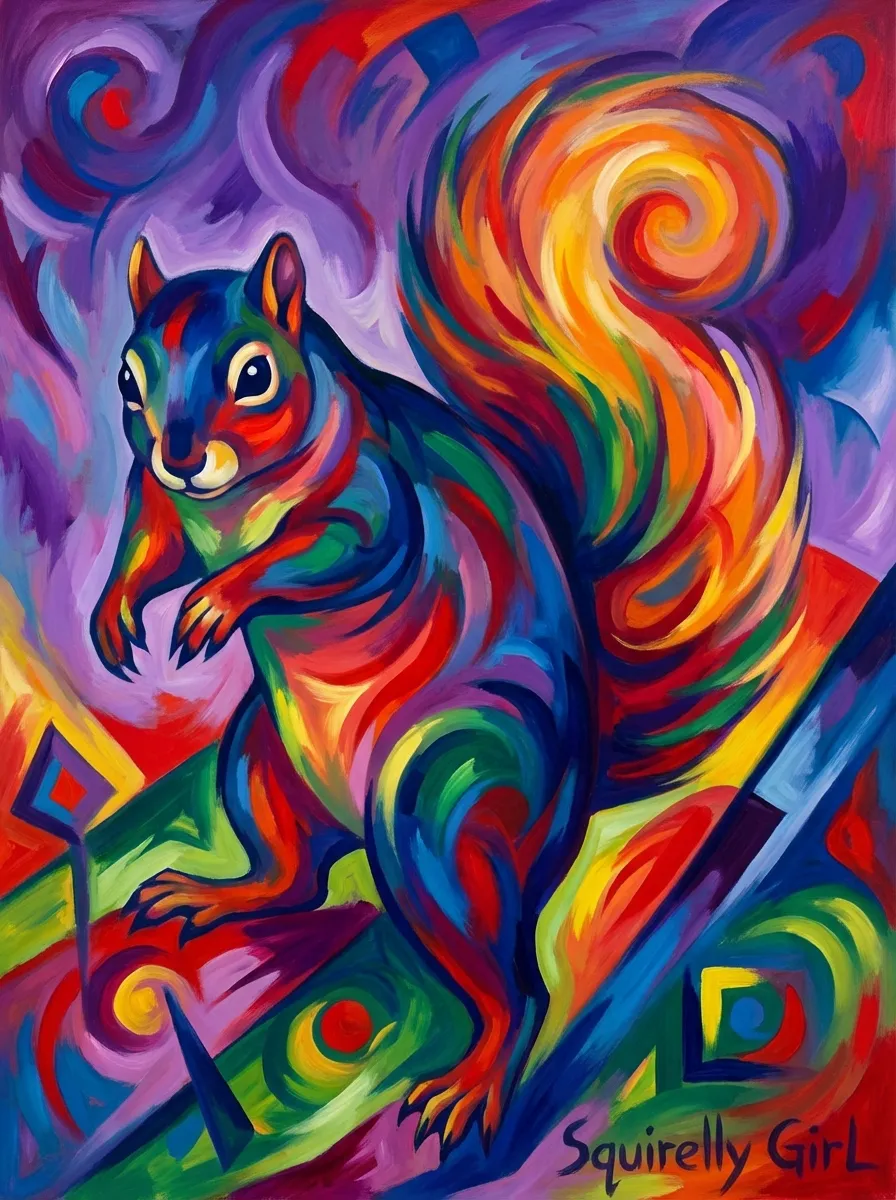 Artwork of Squirrelly Girl