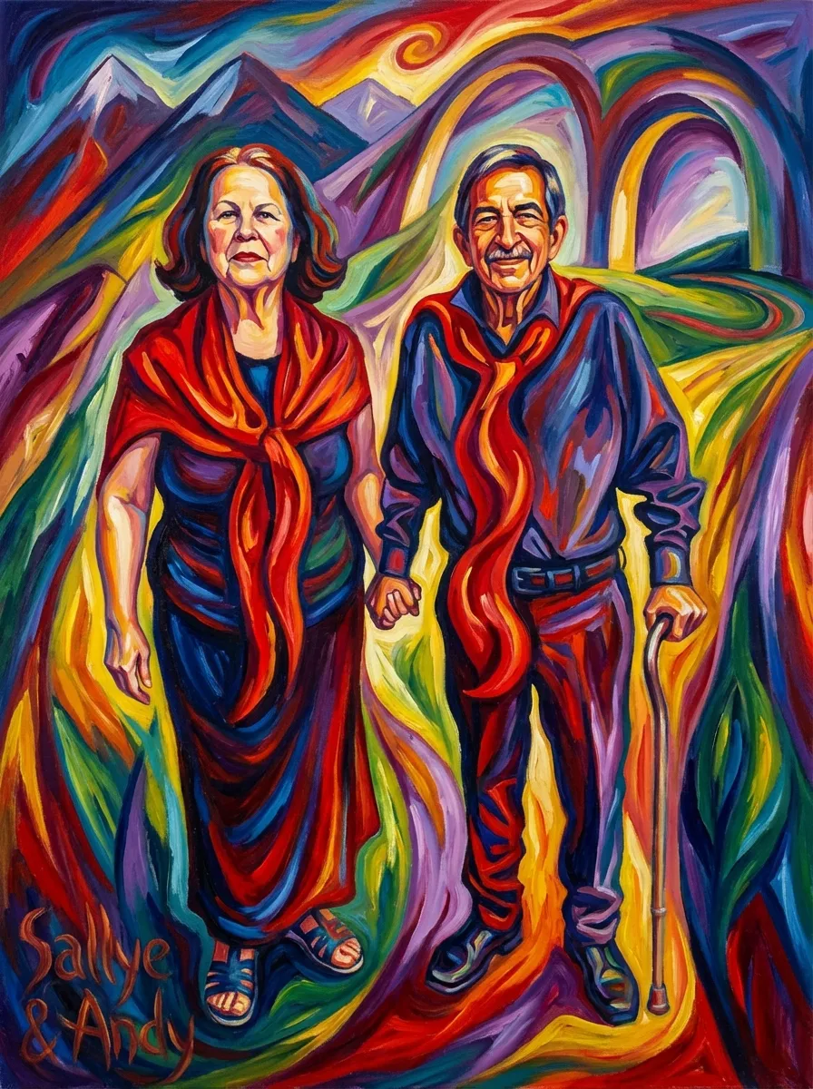 Artwork of Sallye & Andy