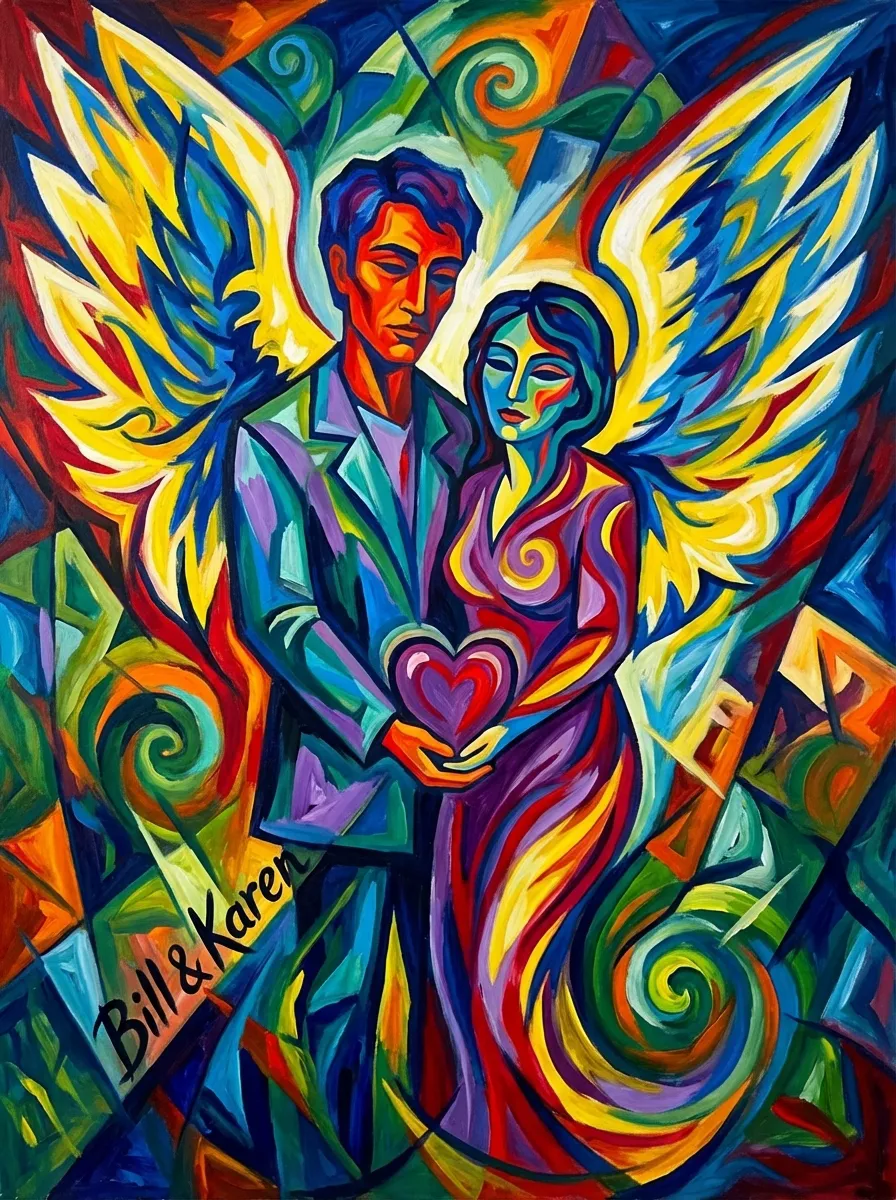 Artwork of Bill & Karen