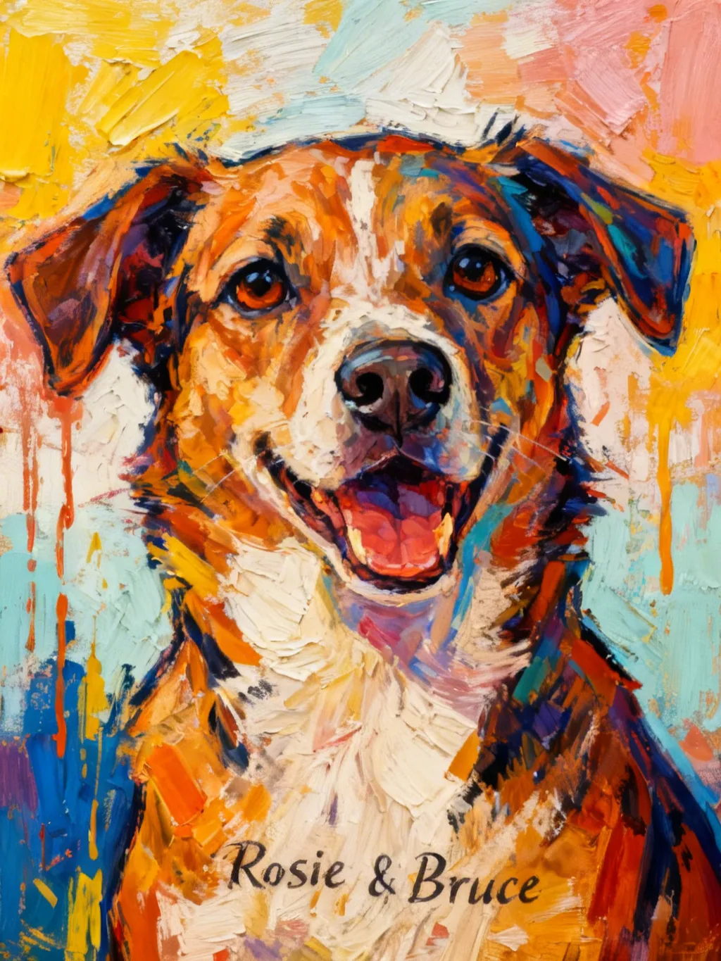 Artwork of Rosie & Bruce