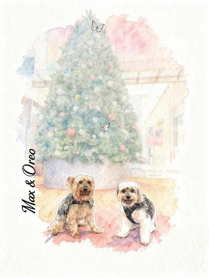 Artwork of Max & Oreo