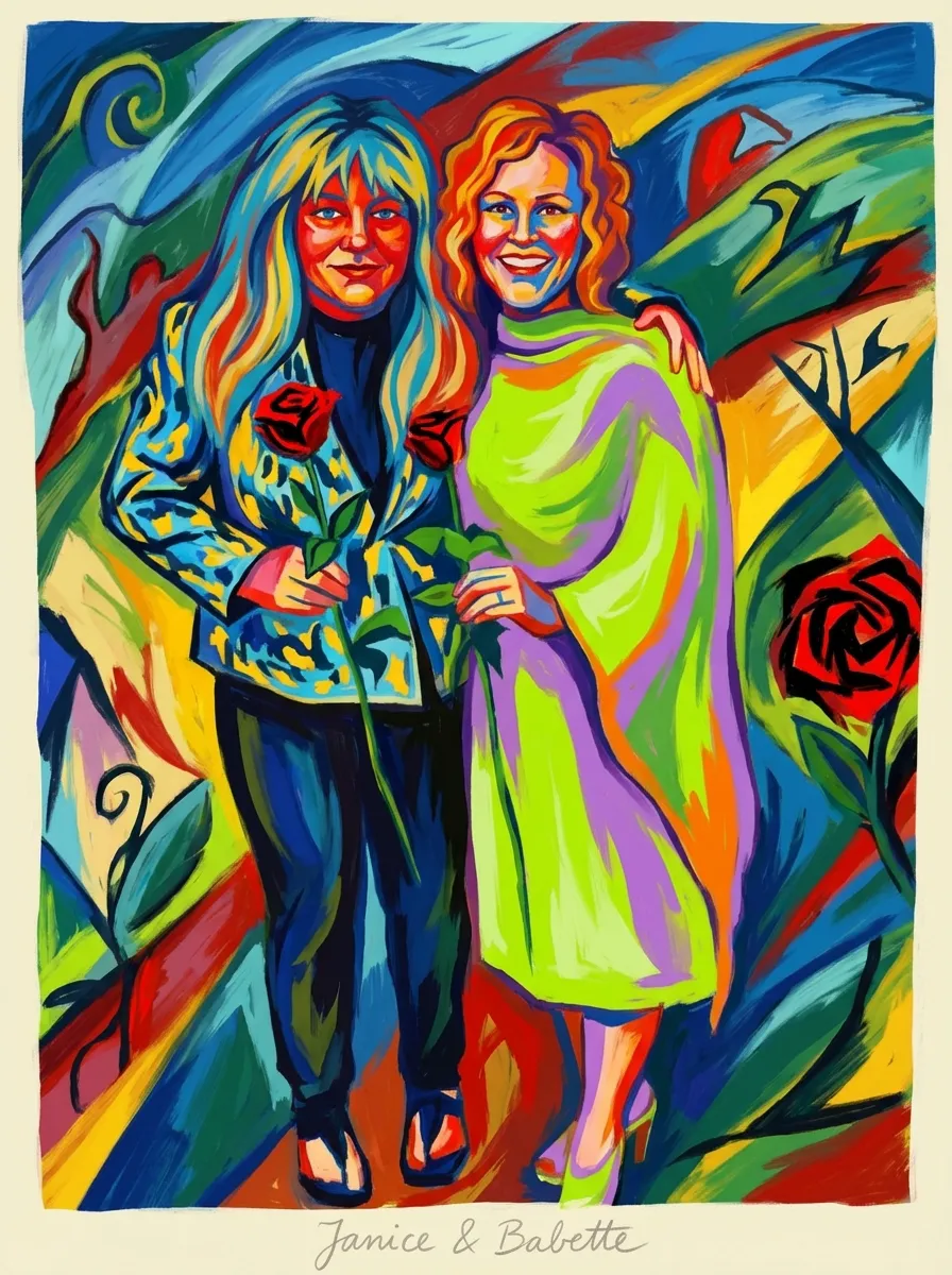 Artwork of Janice & Babette