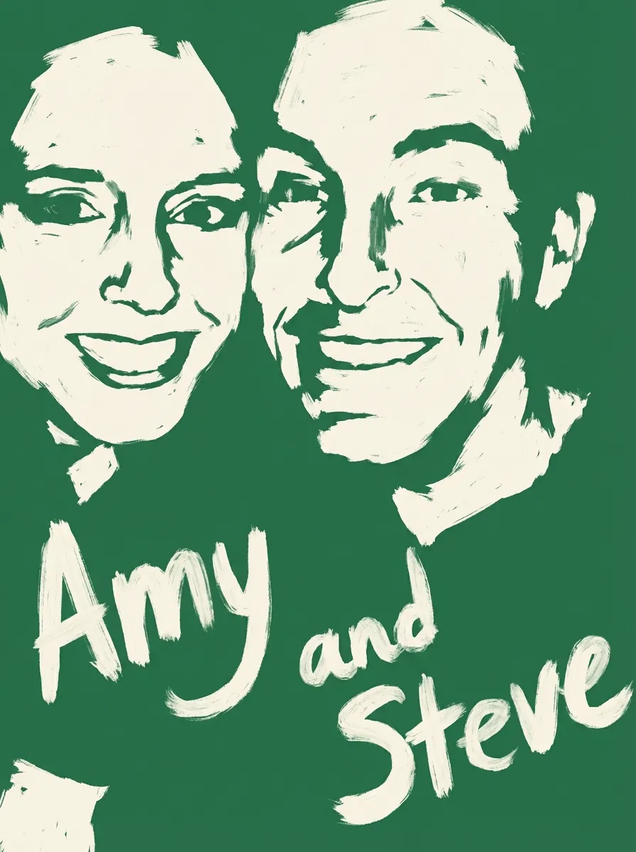 Artwork of Amy and Steve