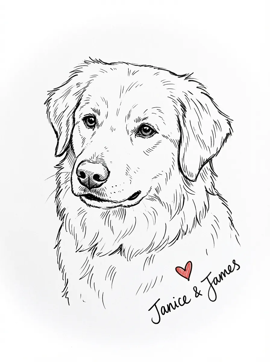 Artwork of Janice & James