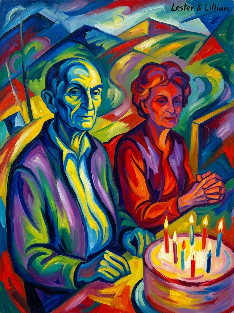 Artwork of Lester & Lillian