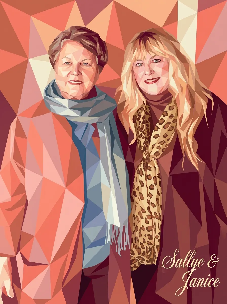 Artwork of Sallye & Janice