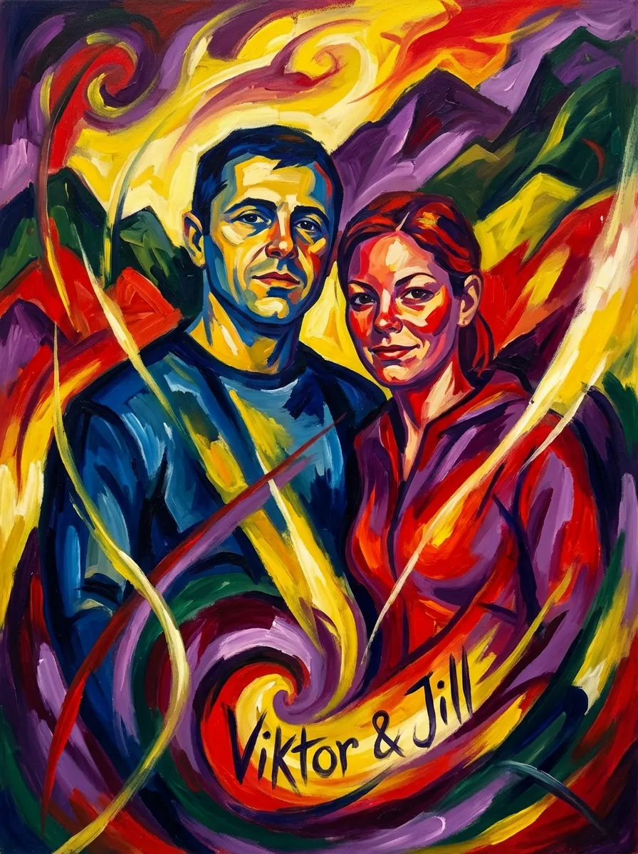 Artwork of Viktor & Jill