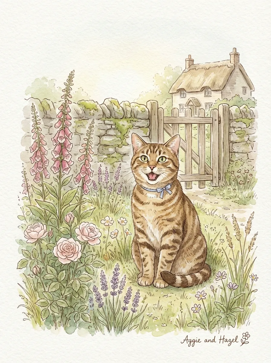 Artwork of Aggie and Hazel