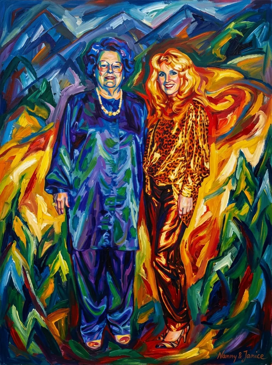 Artwork of Nanny & Janice