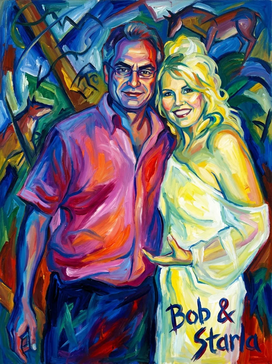 Artwork of Bob & Starla