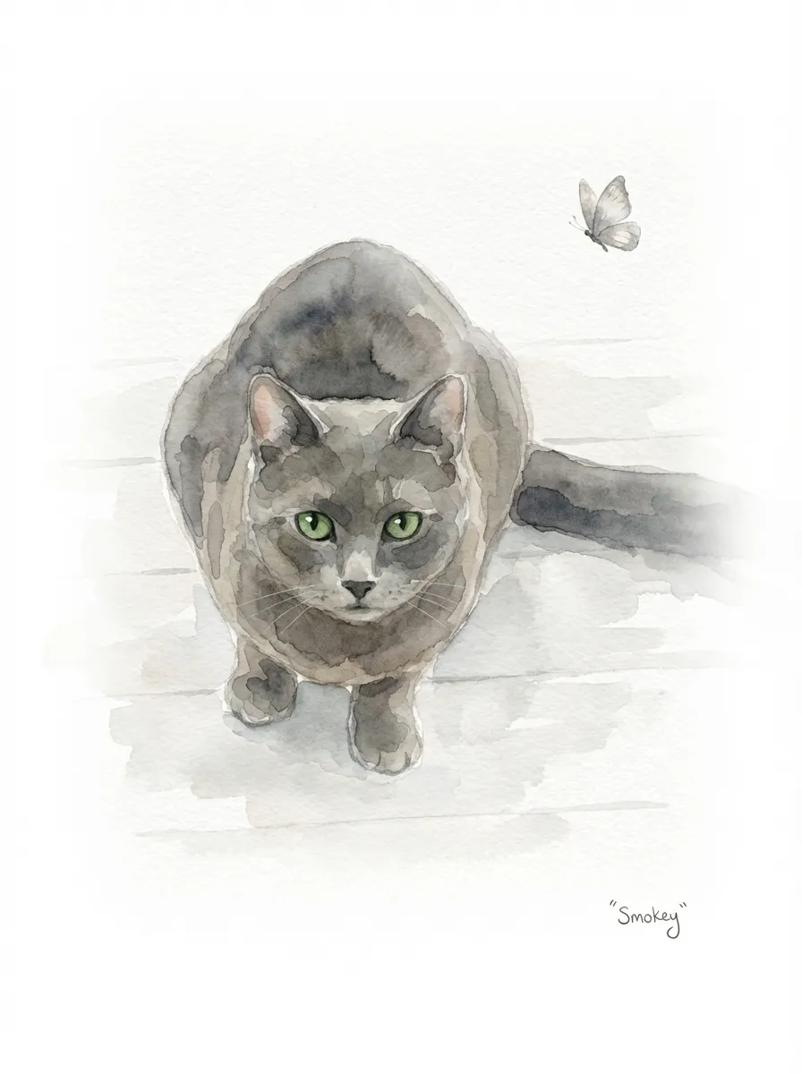 Smokey's Emerald Gaze