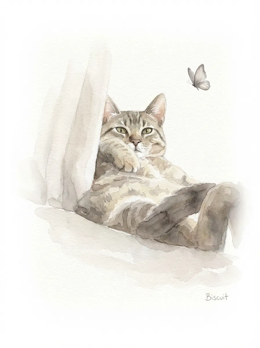 Biscuit's Butterfly Reverie