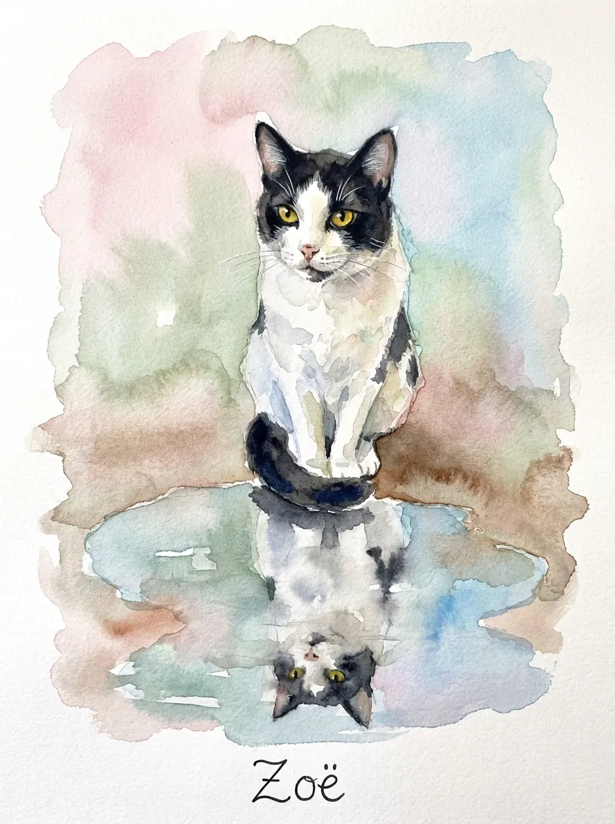 Zoë's Still Reflection