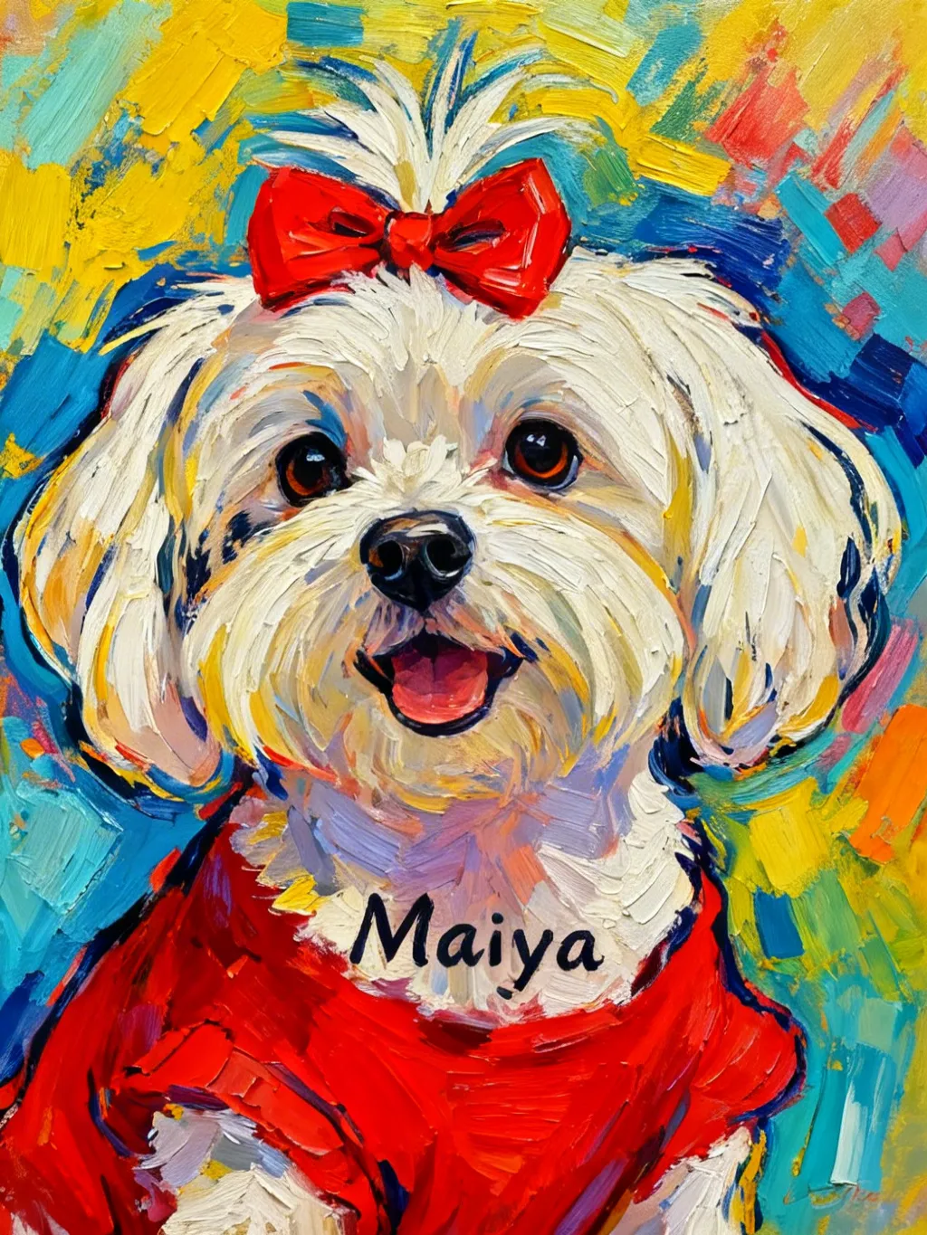 Maiya, in Scarlet