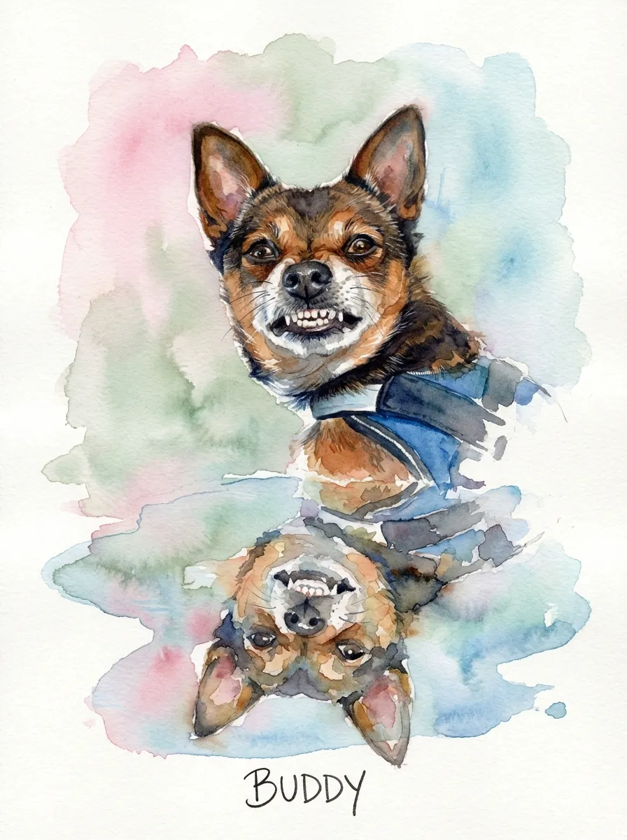 Buddy's Reflected Countenance