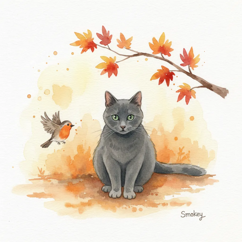 Portrait of Smokey, Autumn