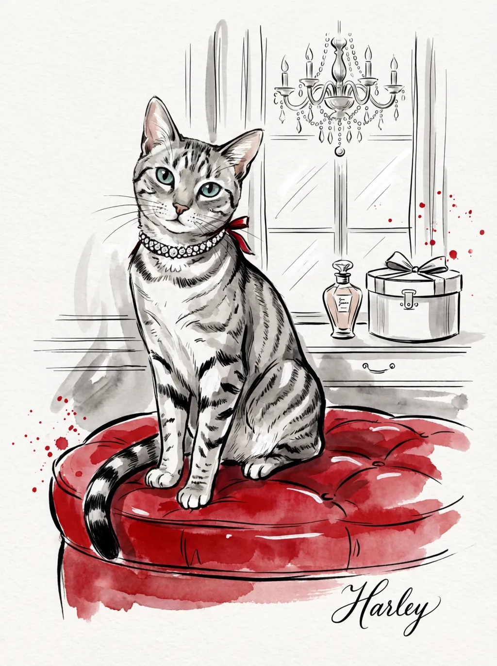 Harley, Pearl and Crimson