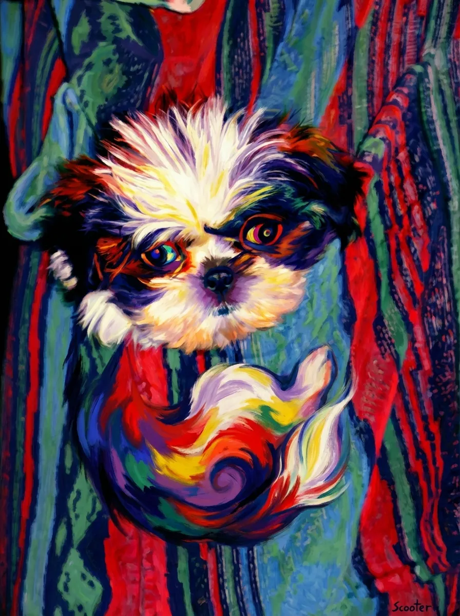 The Vibrant Gaze of Scooter