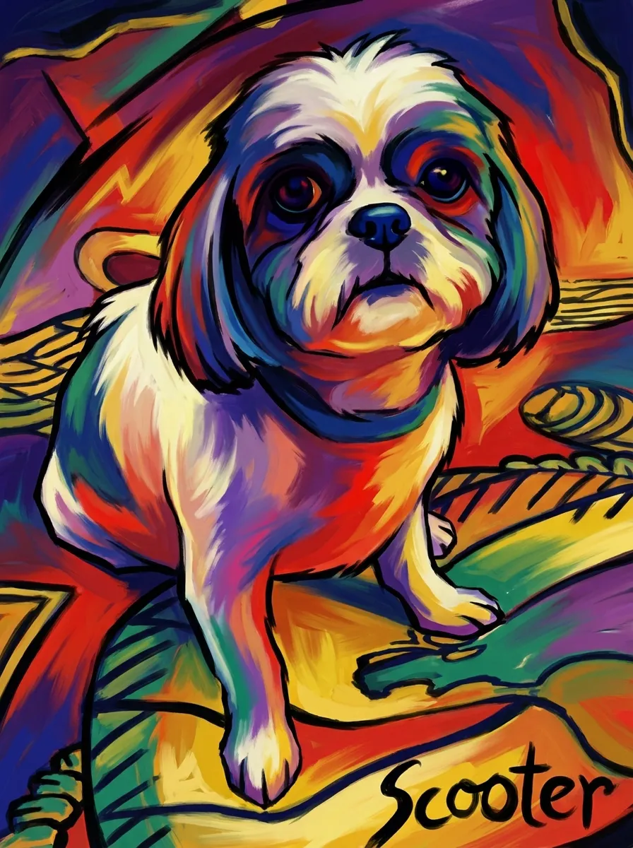 Scooter's Vibrant Reverie