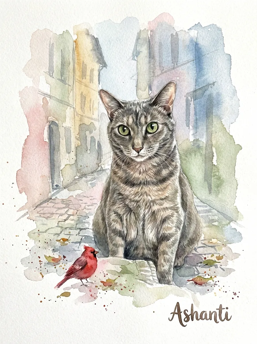 Ashanti's Quiet Vigil