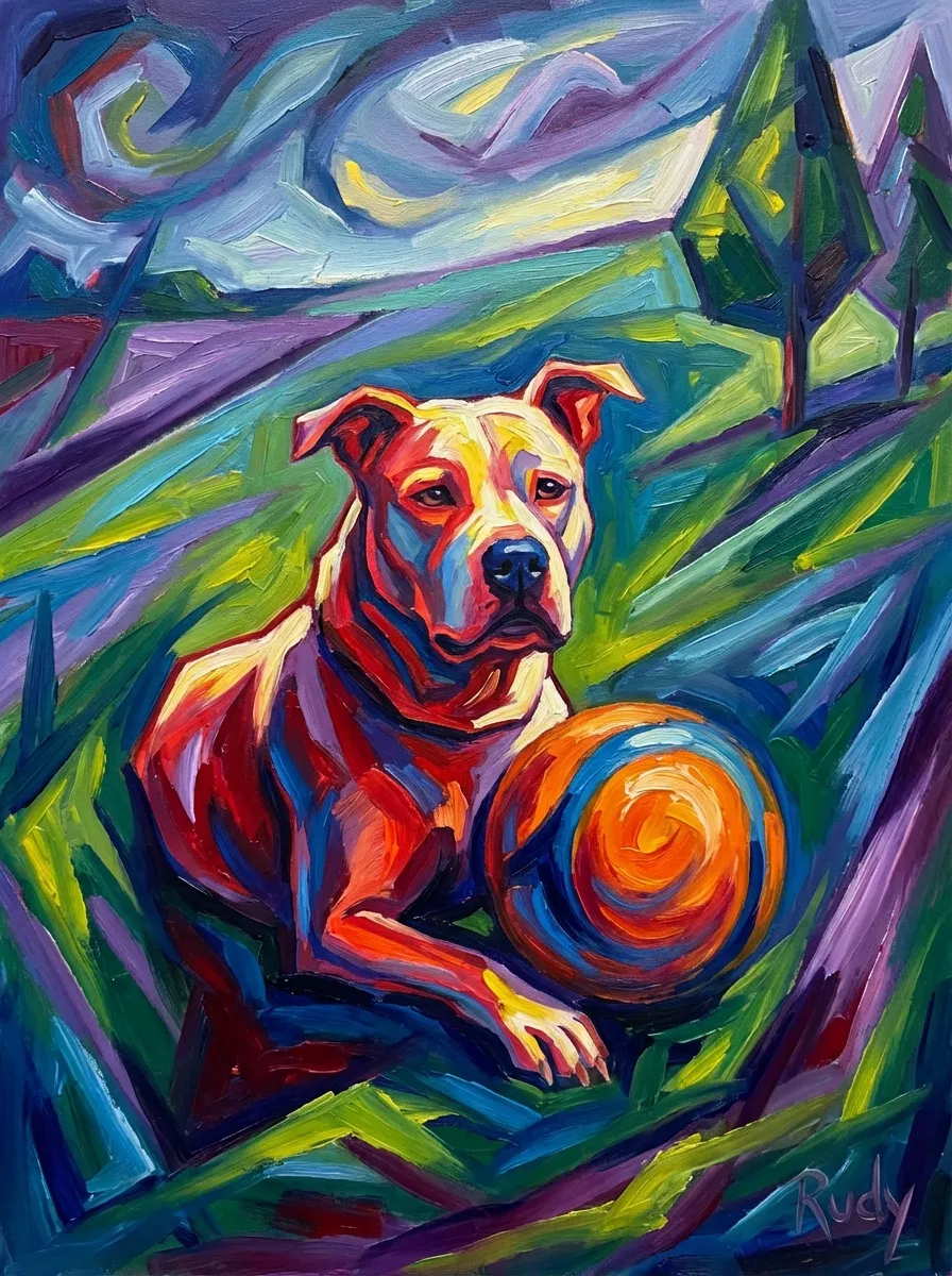Rudy in Vibrant Hues