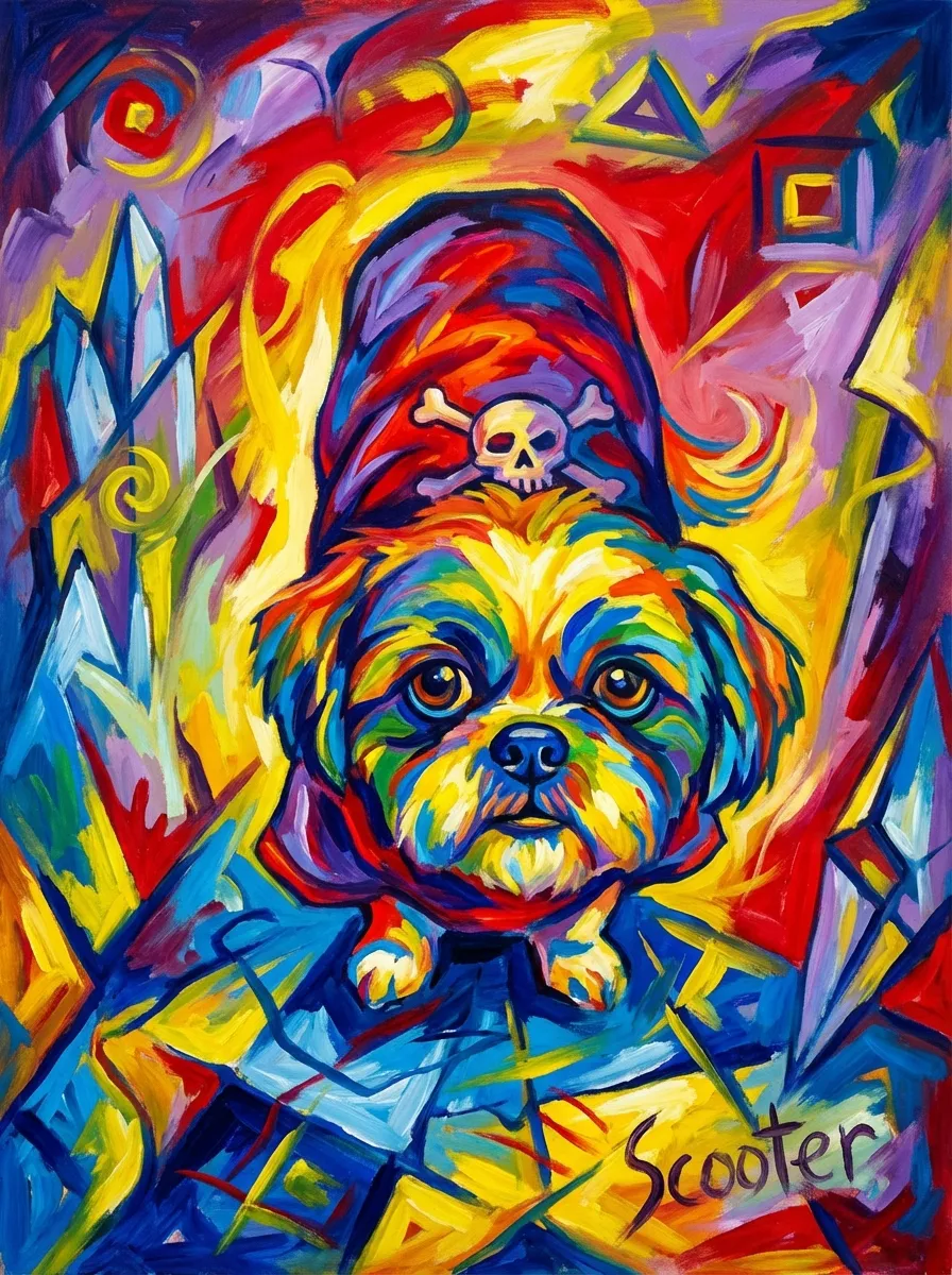 Scooter in Polychrome