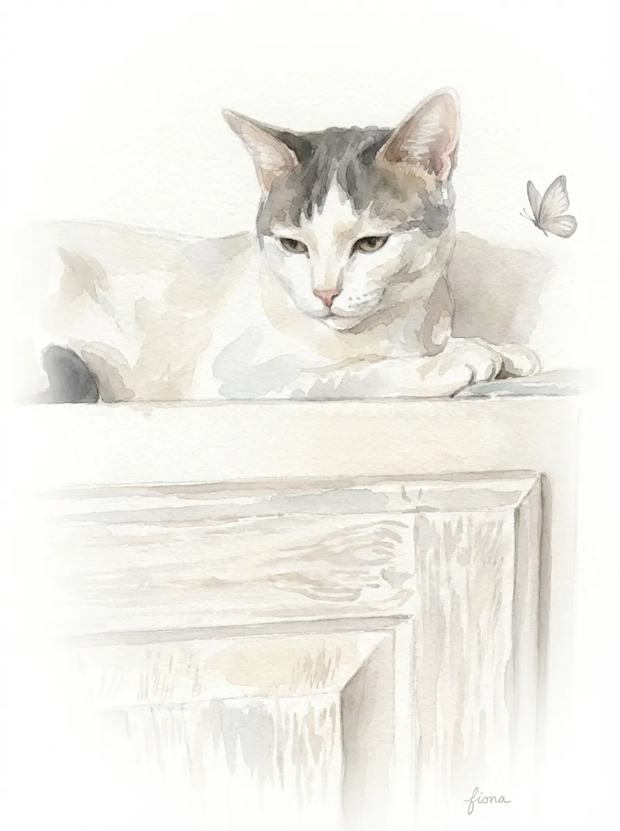 Fiona's Winged Contemplation