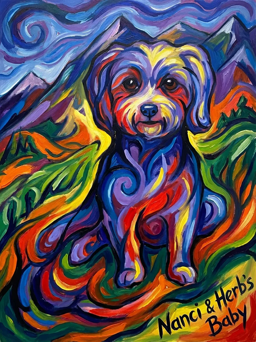 A Baby of Vibrant Hues