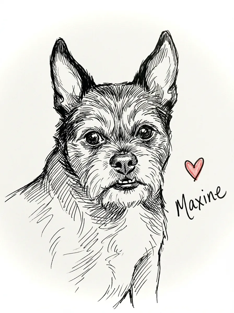 Maxine's Gentle Gaze