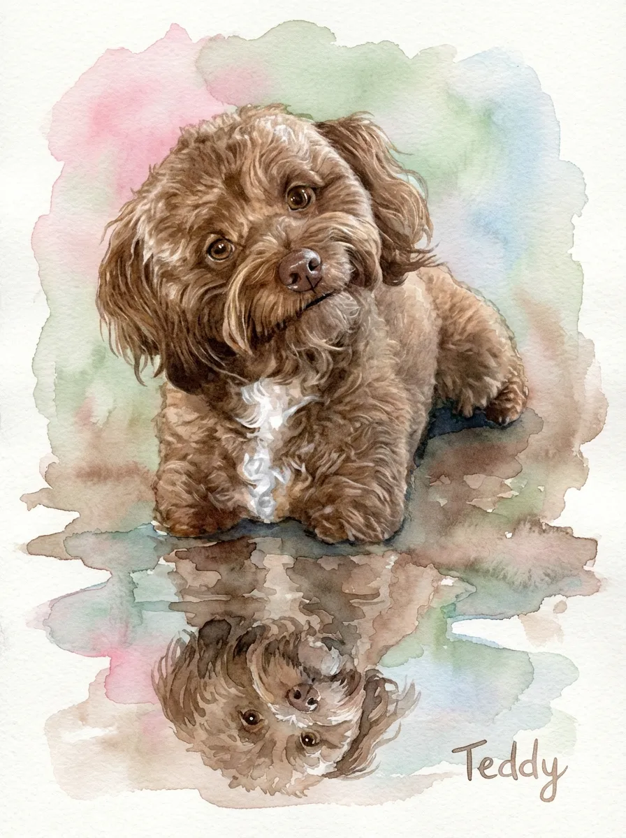 Teddy, Mirrored Gaze