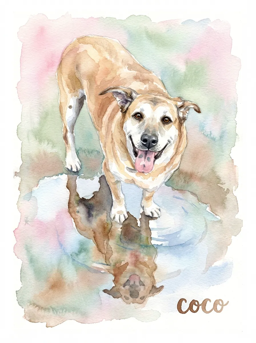 Coco's Gentle Reflection