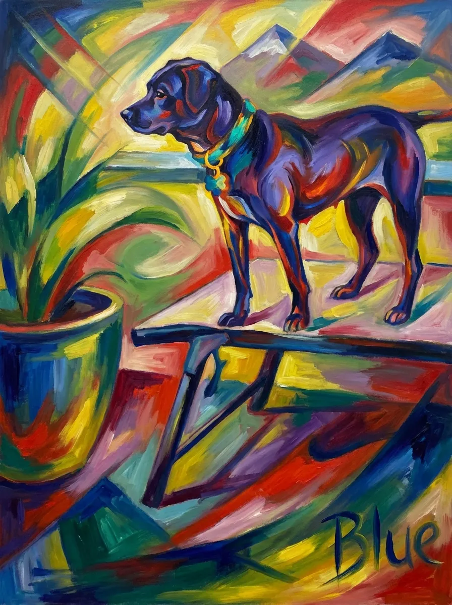 The Blue Contemplation