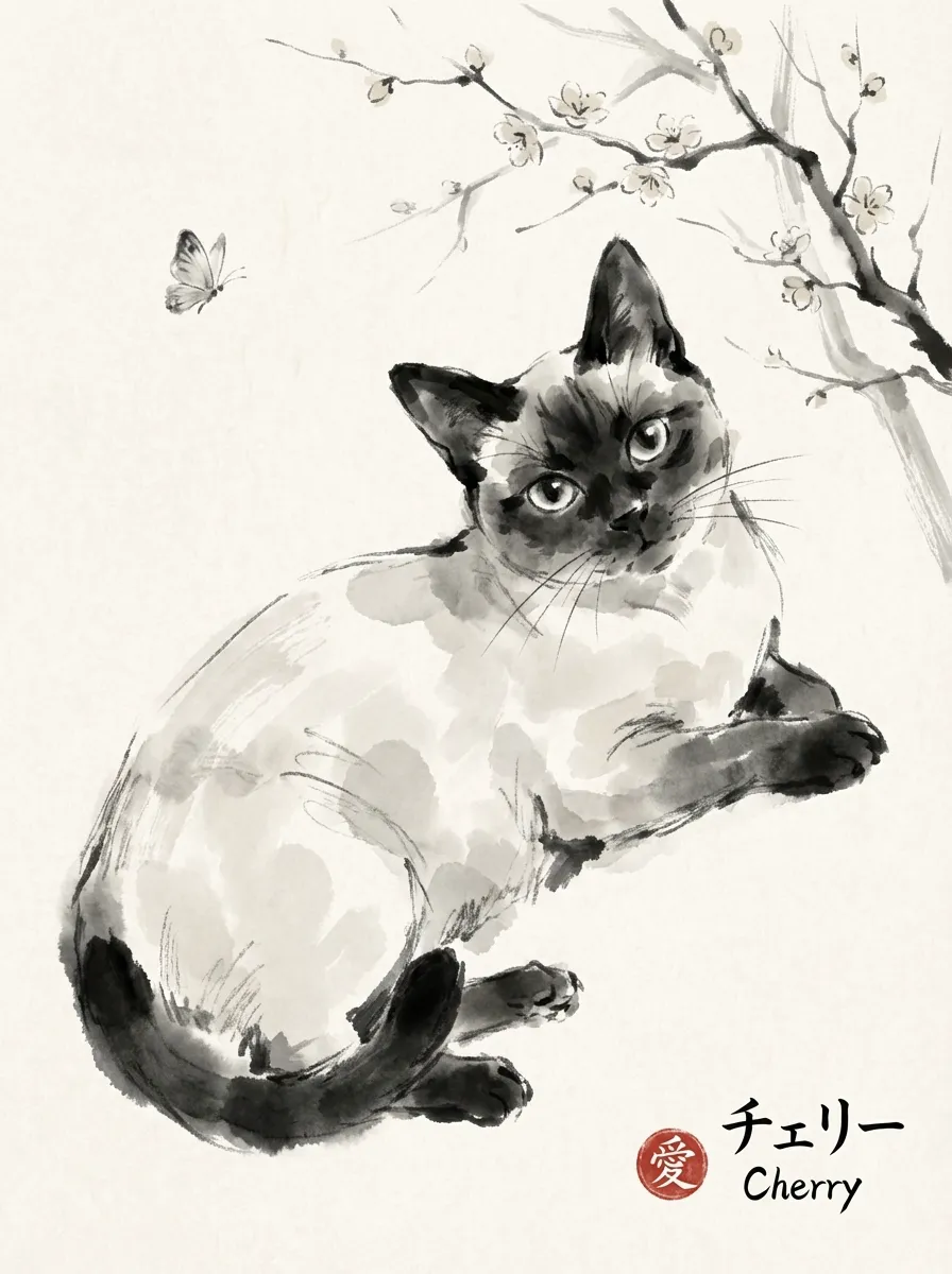 Cherry's Spring Gaze