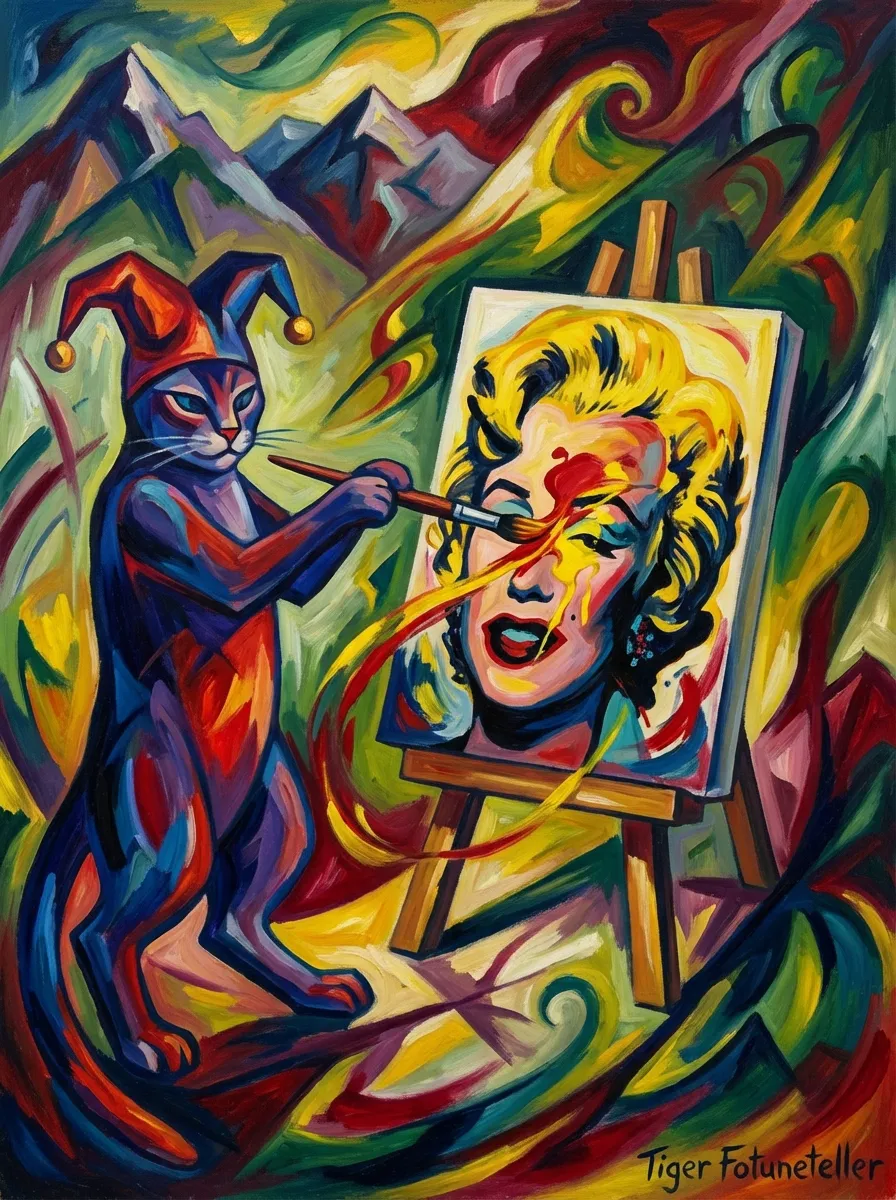 Tiger's Painted Reverie