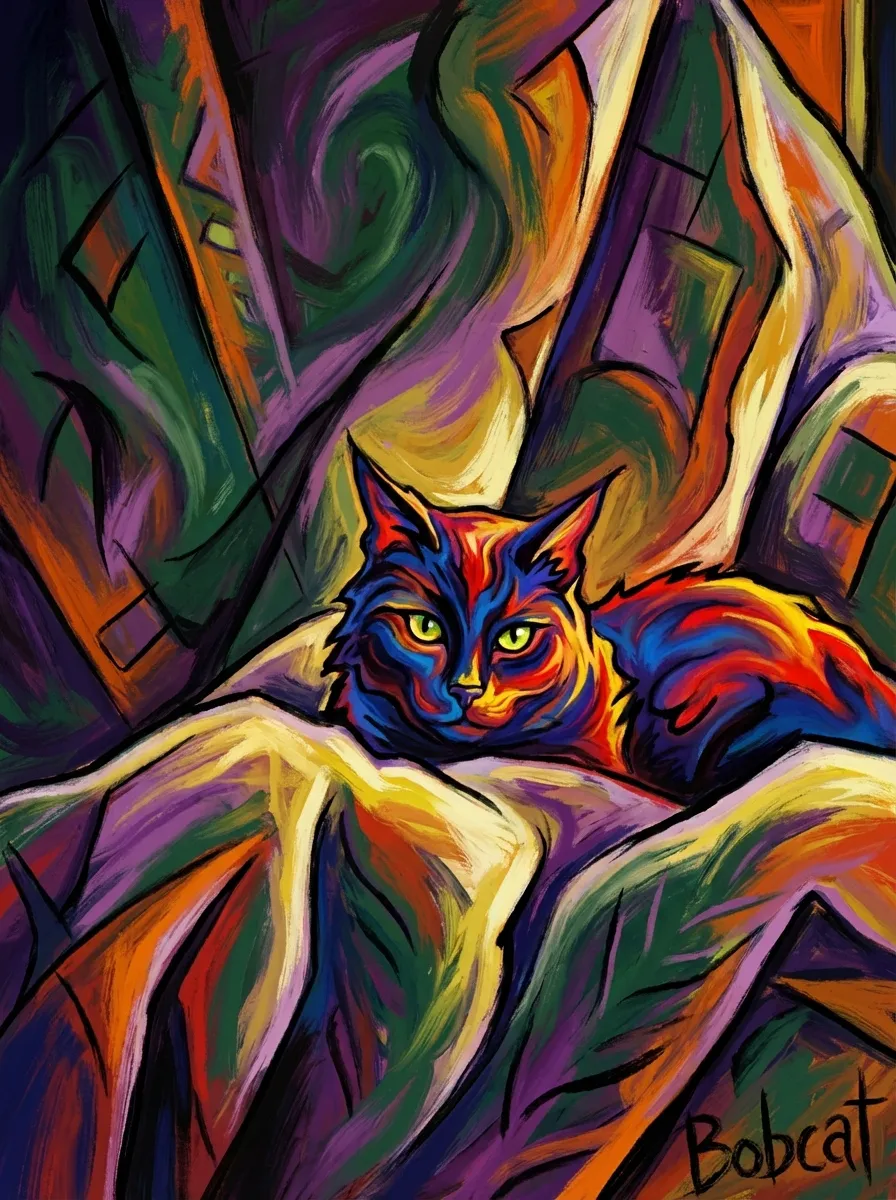 The Bobcat's Radiant Gaze