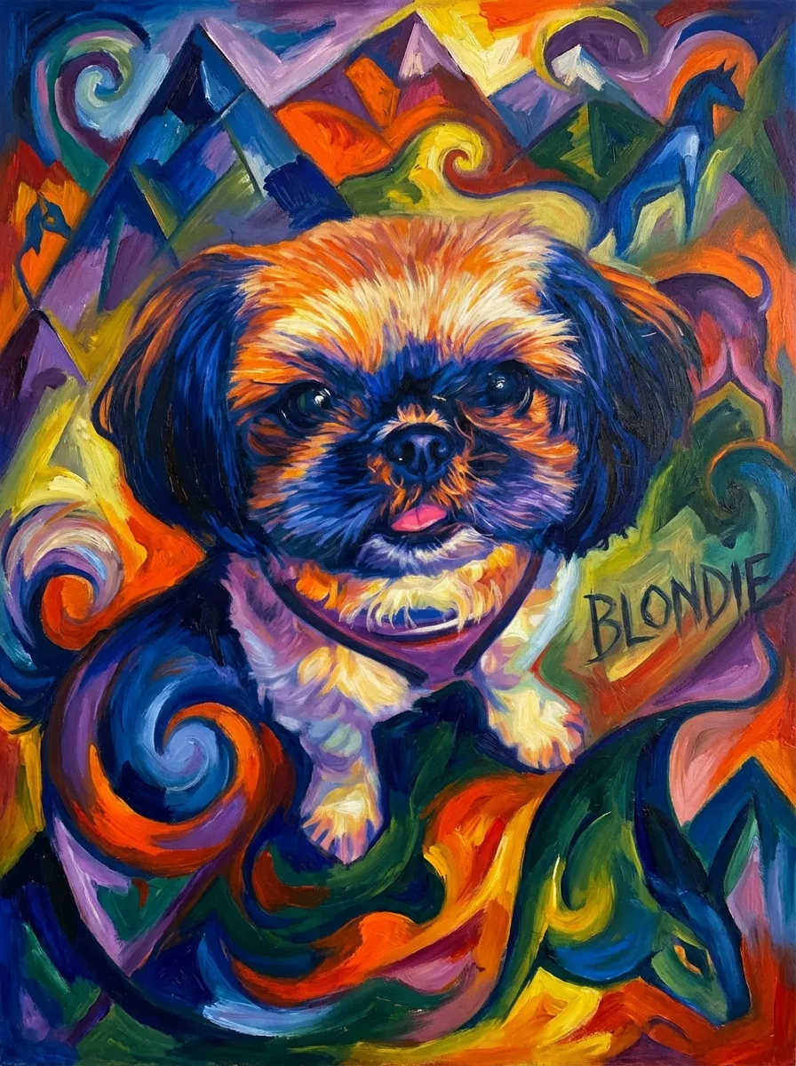 Radiant Portrait of Blondie