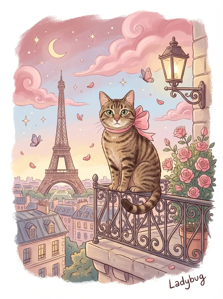 Ladybug's Parisian Reverie